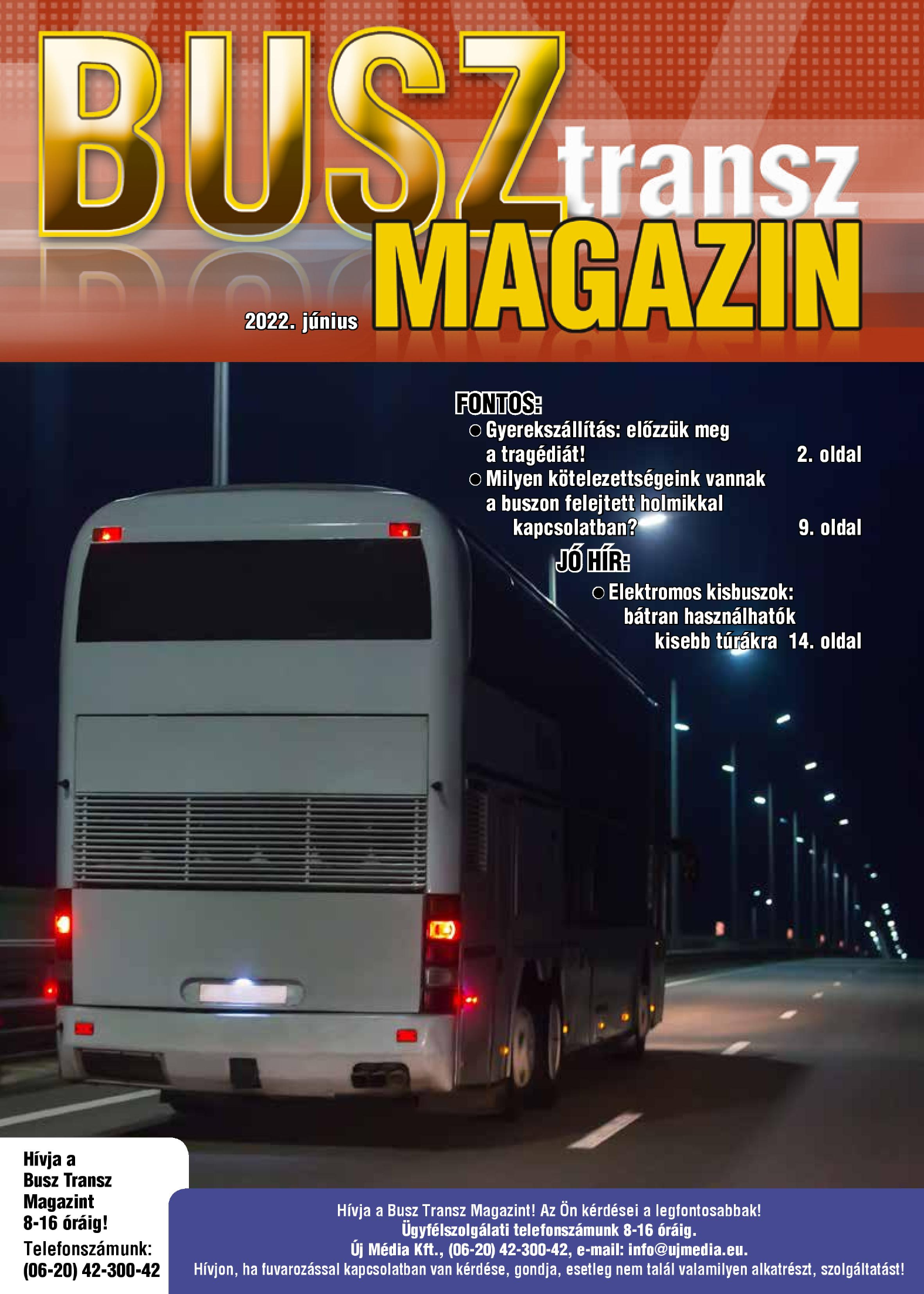 Busz Transz Magazin 2022 június
