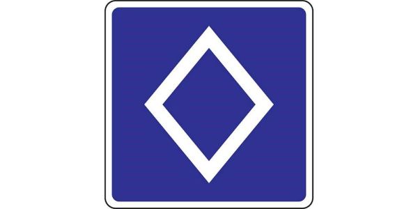 Közlekedési tábla buszoknak  